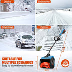 40V 13 Cordless Snow Shovel, Brushless (Batteries & Charger Included)