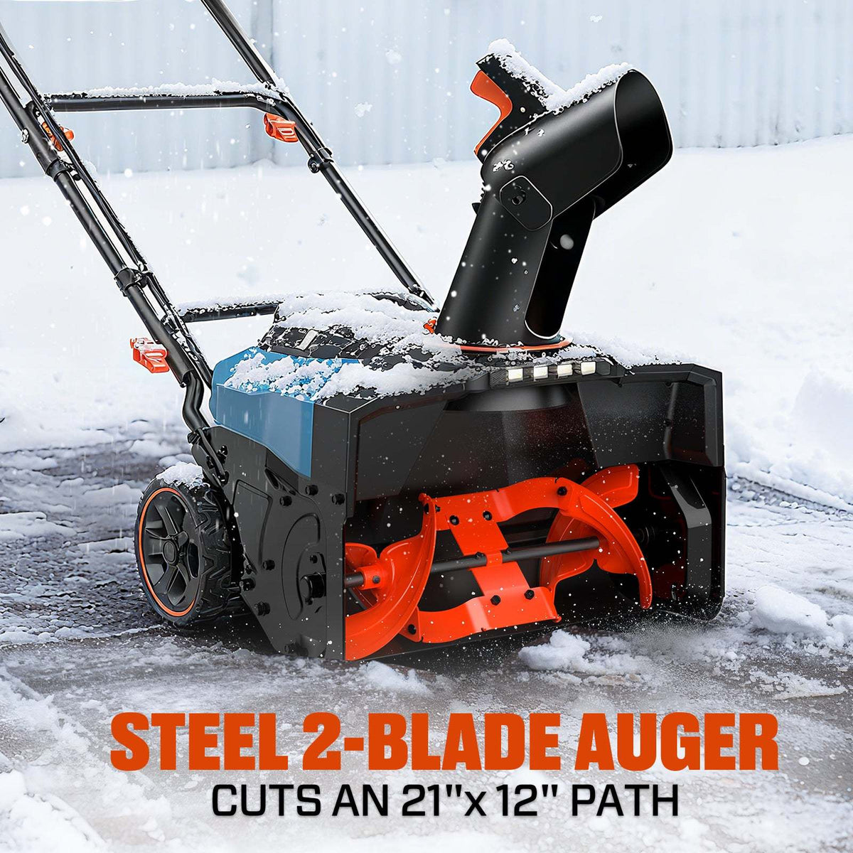 40V Max* 21 Cordless Snow Thrower, Brushless (2 5.0 Ah Batteries & Charger Included)