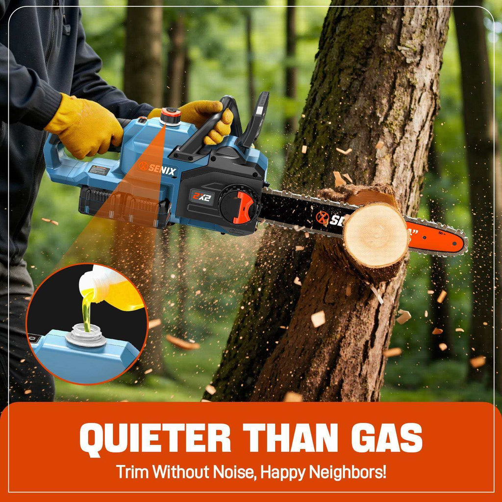 40V Max* 14 Cordless Chainsaw, Brushless (2 4.0 Ah Batteries & Charger Included)