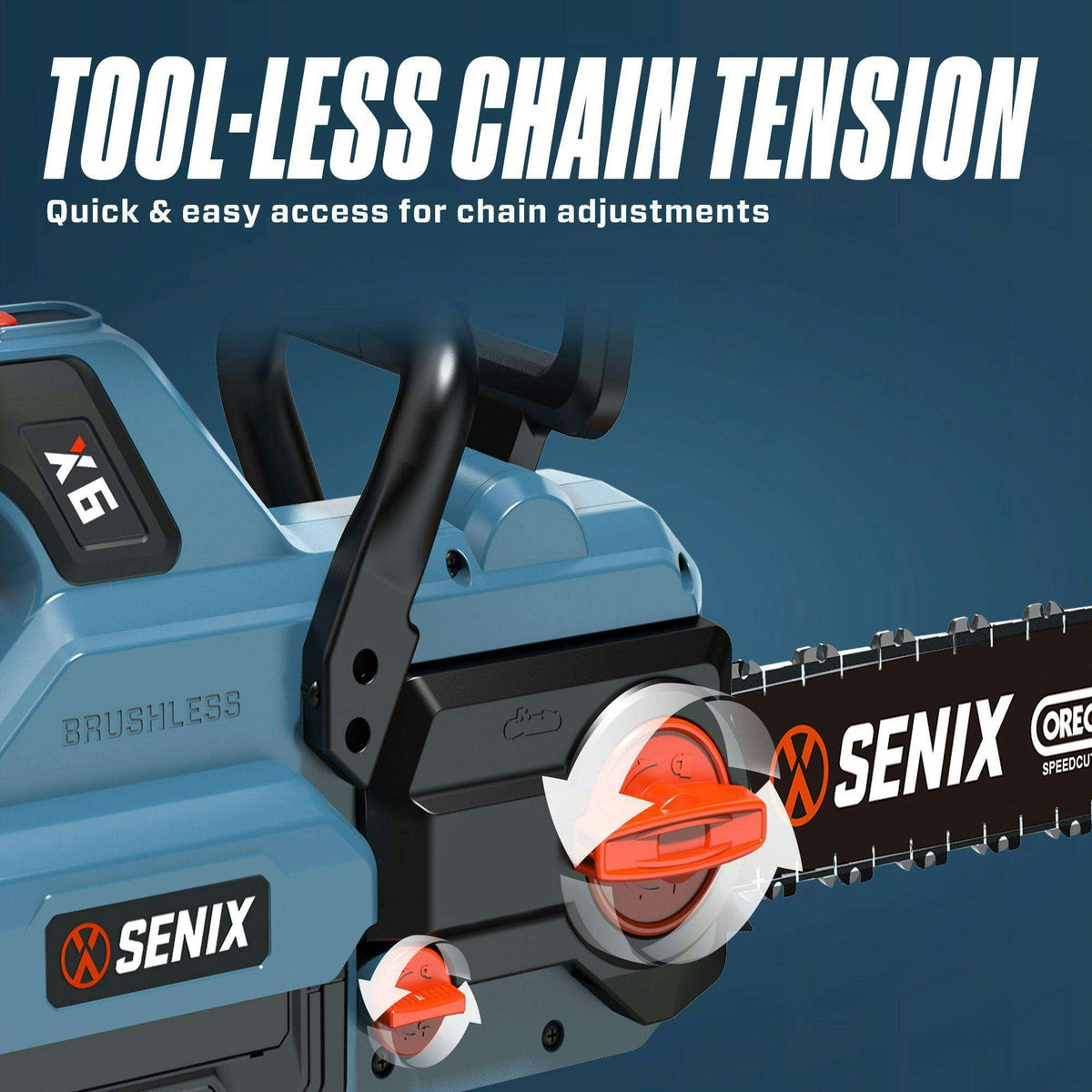 60V Max* 16 Cordless Chainsaw, Brushless (4.0 Ah Battery & Charger Included)