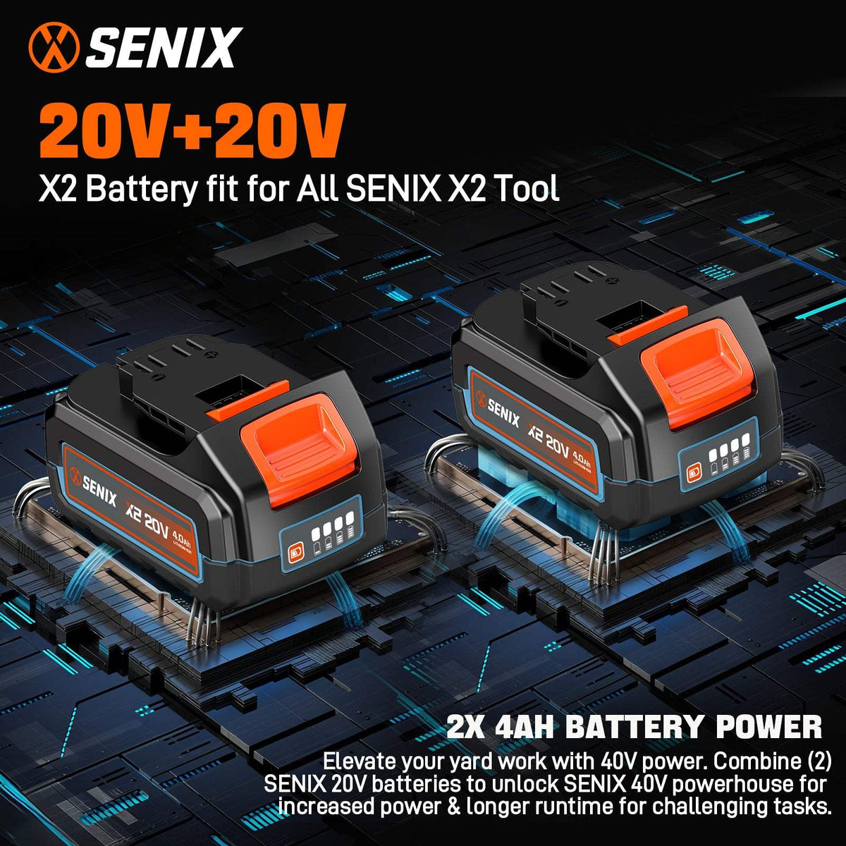 40V Max* Cordless Leaf Blower, Brushless (2 4.0 Ah Batteries & Charger Included)