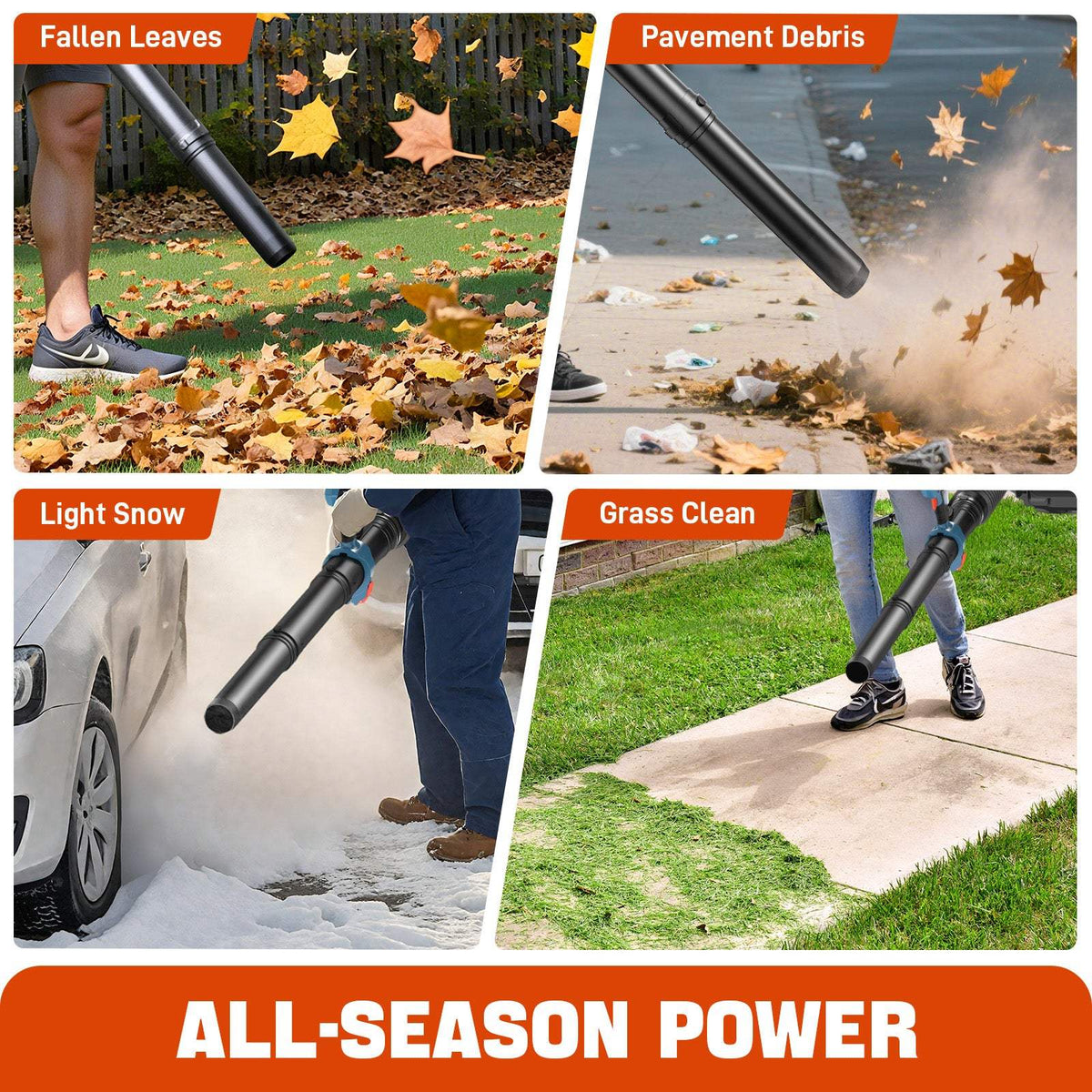 49cc 4-Cycle Gas Backpack Leaf Blower
