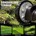 22 Self-Propelled Gas Lawn Mower with 170cc OHV 4-Cycle Engine, 3-in-1 Walk-Behind Mower, 6-Position Height Adjustment