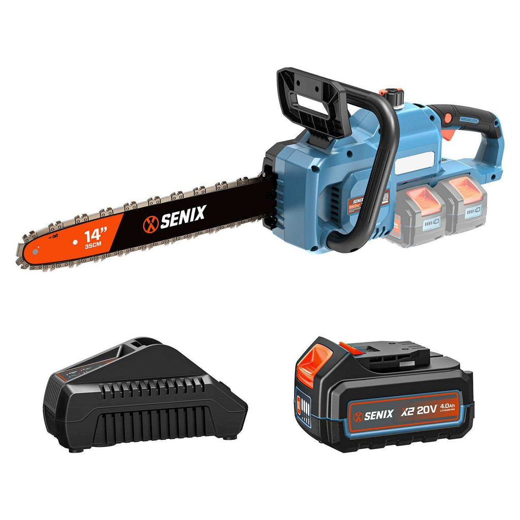 40V Max* 14 Cordless Chainsaw, Brushless (2 4.0 Ah Batteries & Charger Included)