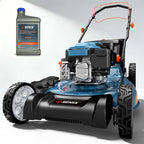 22 Self-Propelled Gas Lawn Mower with 170cc OHV 4-Cycle Engine, 3-in-1 Walk-Behind Mower, 6-Position Height Adjustment
