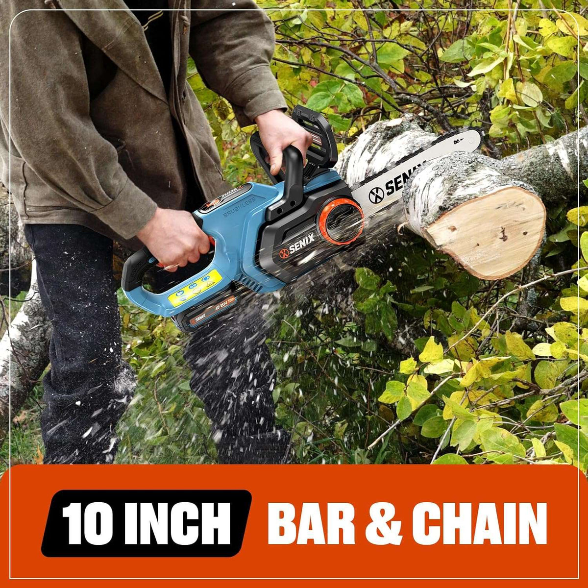 20V Max* 10 Cordless Chainsaw, Brushless (2.5 Ah Battery & Charger Included)