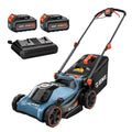 40V Max* 15 Cordless Electric Push Lawn Mower 2-in-1 Bagging & Mulching, Brushless (2 4.0 Ah Batteries & Charger Included)