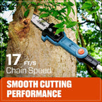 20V 8 Cordless Pole Saw, Brushless