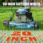 20-Inch 144cc 4-Cycle Gas Push Lawn Mower with Side Discharge LSPG-L4