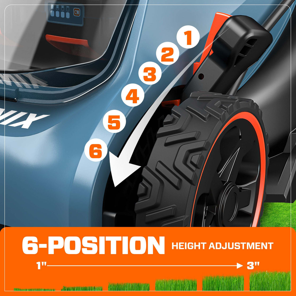 40V Max* 15 Cordless Electric Push Lawn Mower 2-in-1 Bagging & Mulching, Brushless (2 4.0 Ah Batteries & Charger Included)