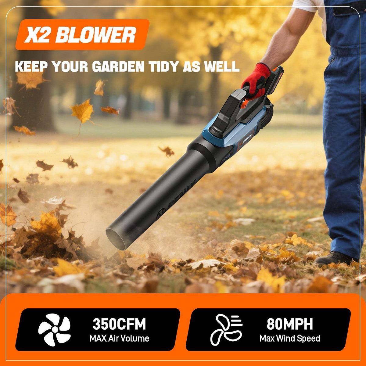20V Max* Cordless Leaf Blower (4.0 Ah Battery & Charger Included)