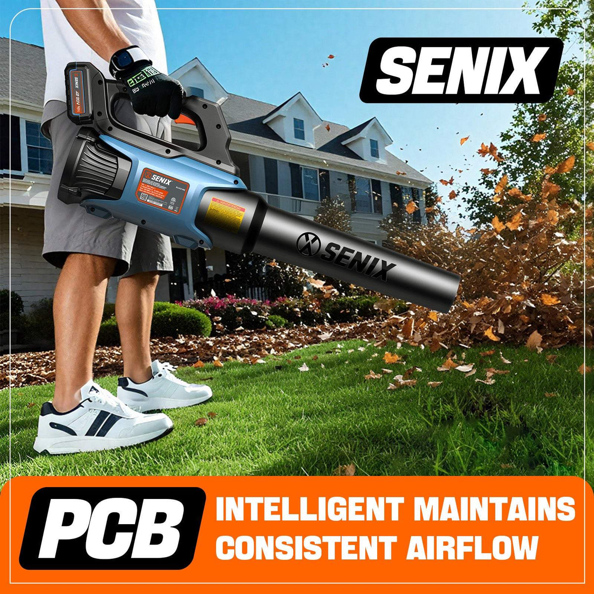 20V Max Cordless Leaf Blower, Brushless (5.0 Ah Battery & Charger Included)