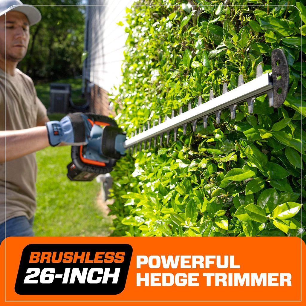 60V Max* 26 Cordless Hedge Trimmer, Brushless (3.0 Ah Battery & Charger Included)