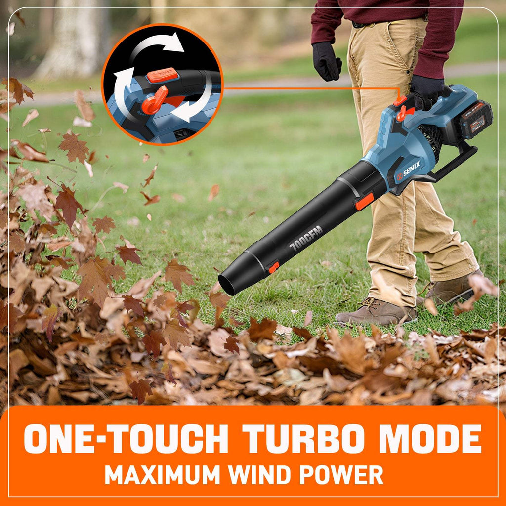 40V Fall & Winter Cleanup Combo kit – 21 Snow Thrower & 700 CFM Leaf Blower & Short Tube
