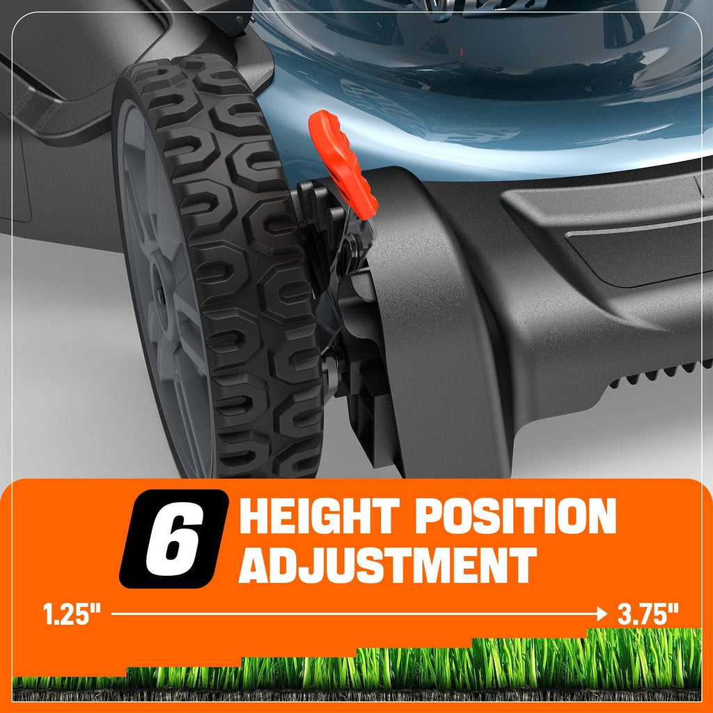 21 144cc 4-Cycle Gas Push Lawn Mower with 2-in-1 Side Discharge & Mulching LSPG-L6