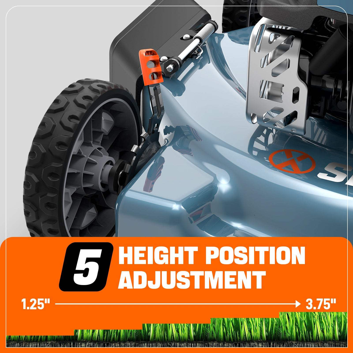 20 144cc 4-Cycle Gas Push Lawn Mower with Side Discharge LSPG-L5