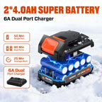 40V 13 Cordless Snow Shovel, Brushless (Batteries & Charger Included)