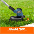 20V 10 Cordless String Trimmer (2.5 Ah Battery & Charger Included)
