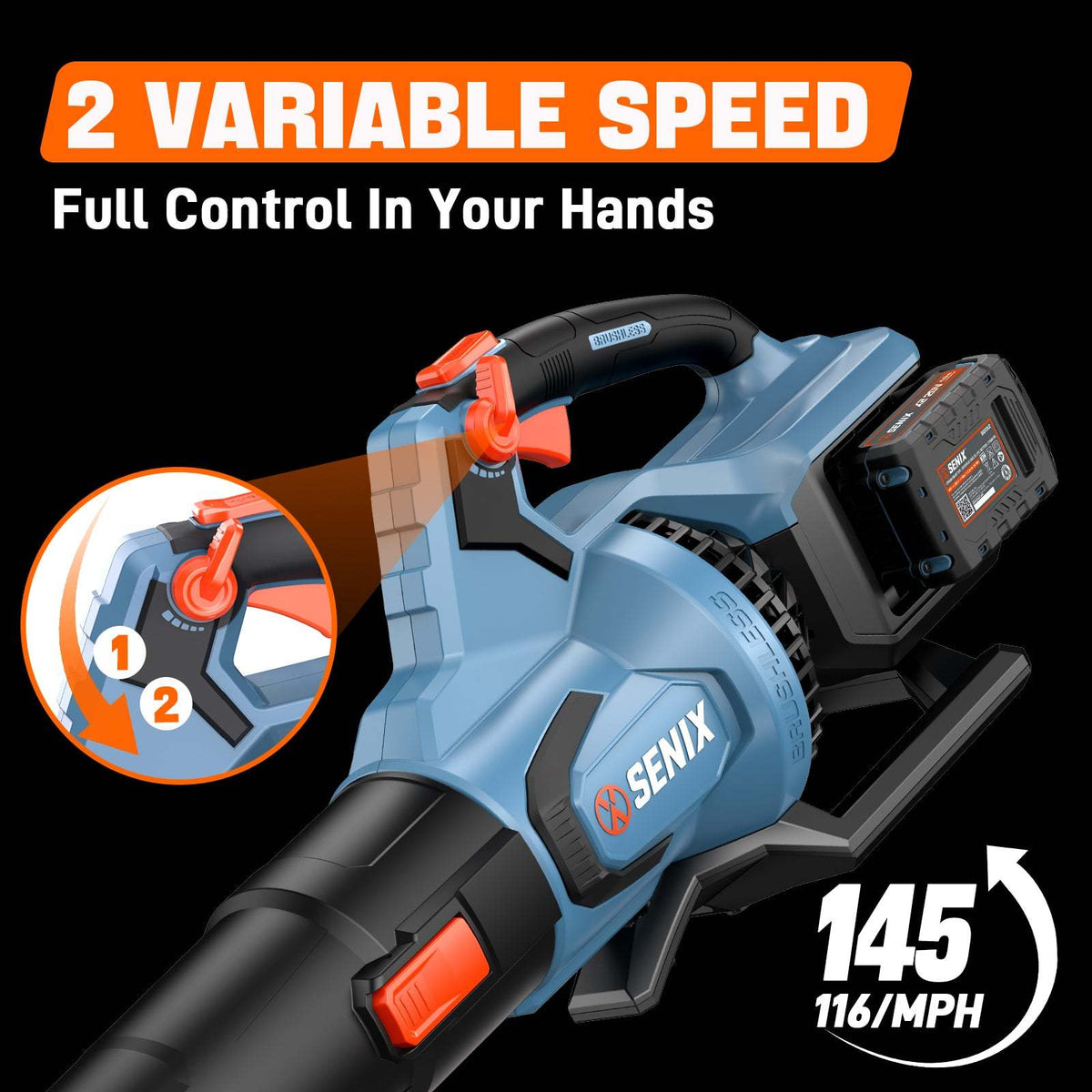 40V Fall & Winter Cleanup Combo kit – 21 Snow Thrower & 700 CFM Leaf Blower & Short Tube