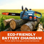 40V 14 Cordless Chainsaw, Brushless (2 4.0 Ah Batteries & Charger Included)