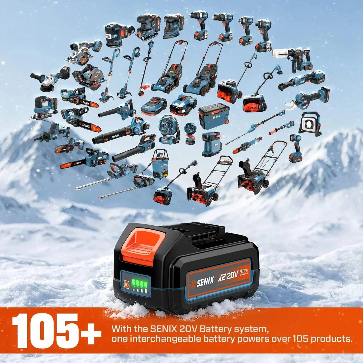40V Max 18 Cordless Snow Blower, Brushless 2*5.0 Ah Batteries & Dual-Port Charger Included