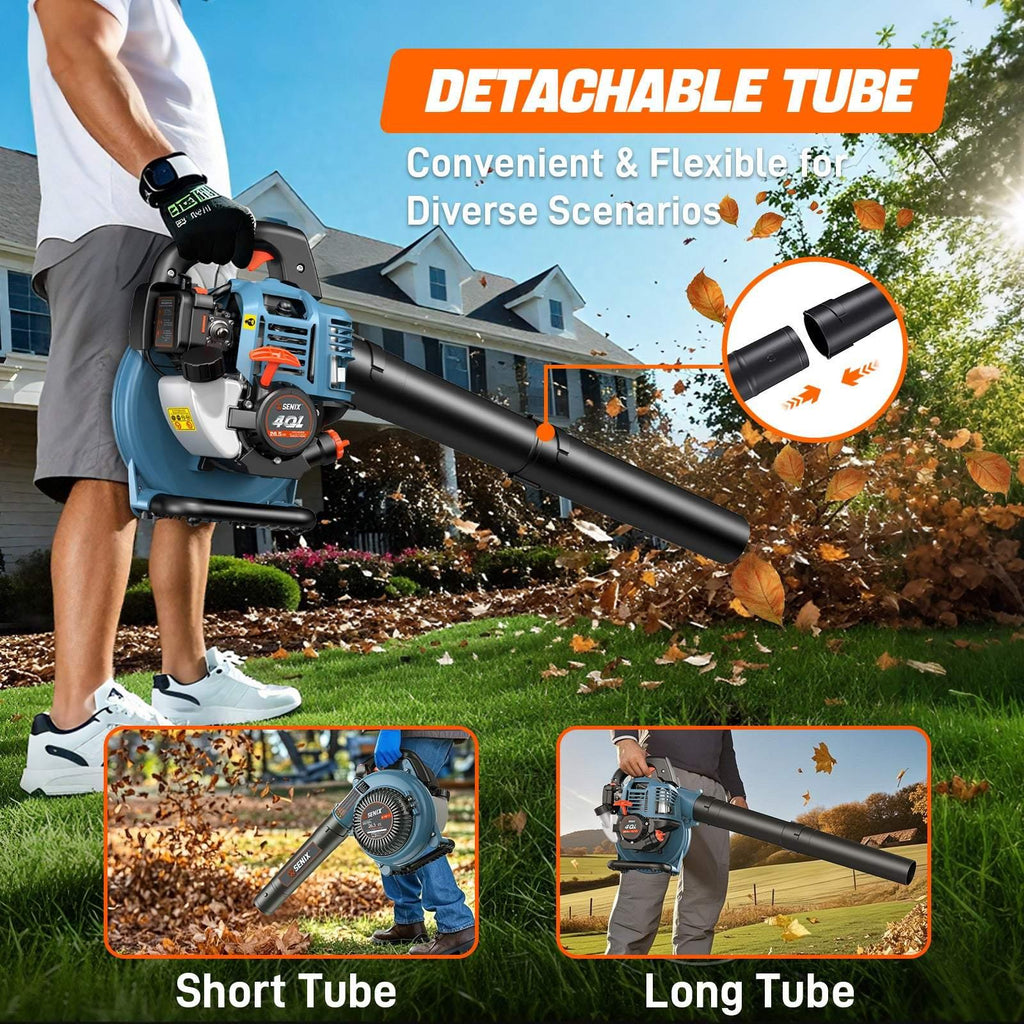 26.5cc 4-Cycle Gas Powered Handheld Leaf Blower