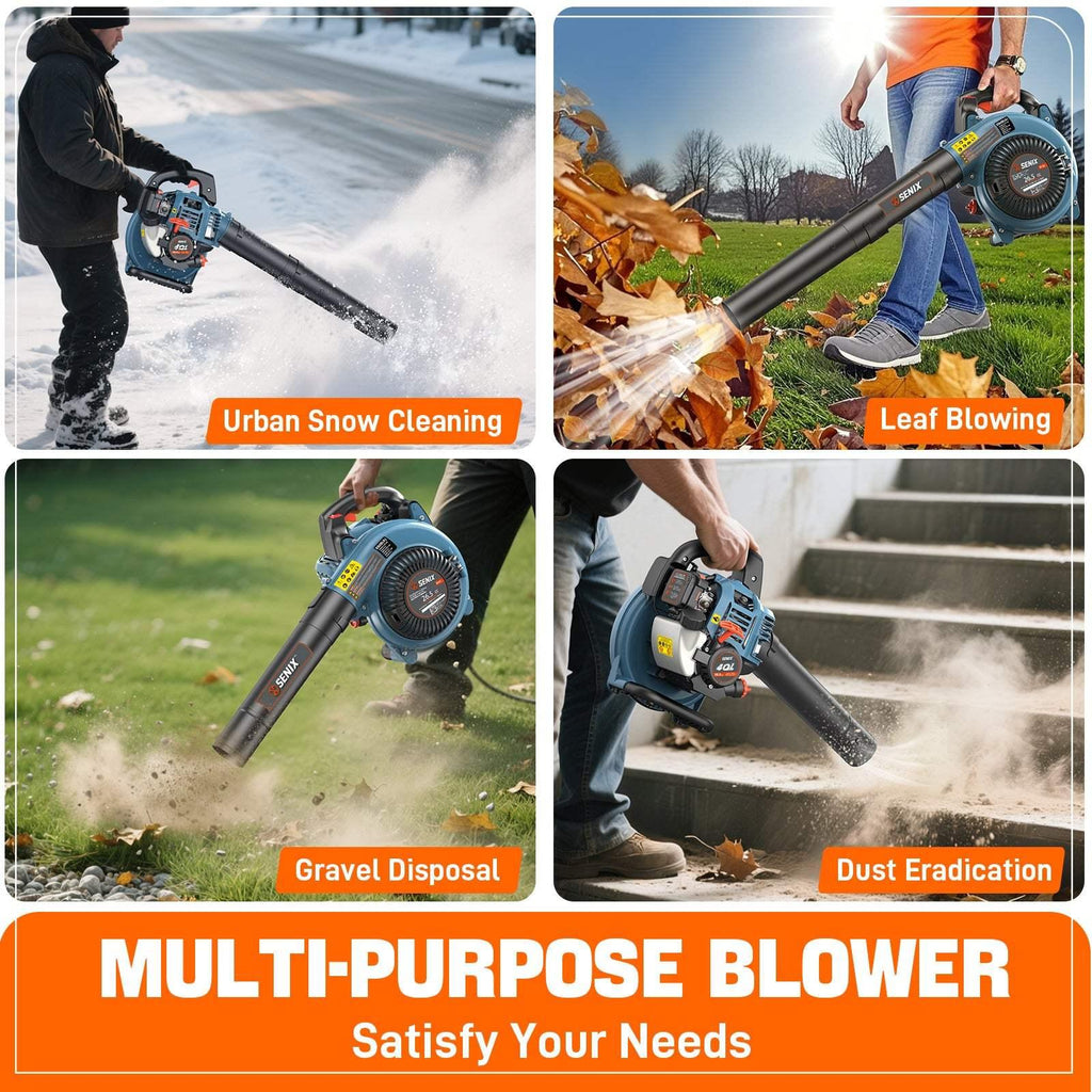 26.5cc 4-Cycle Gas Powered Handheld Leaf Blower