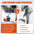 40V 13 Cordless Snow Shovel, Brushless (Batteries & Charger Included)
