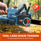 40V 14 Cordless Chainsaw, Brushless (2 4.0 Ah Batteries & Charger Included)