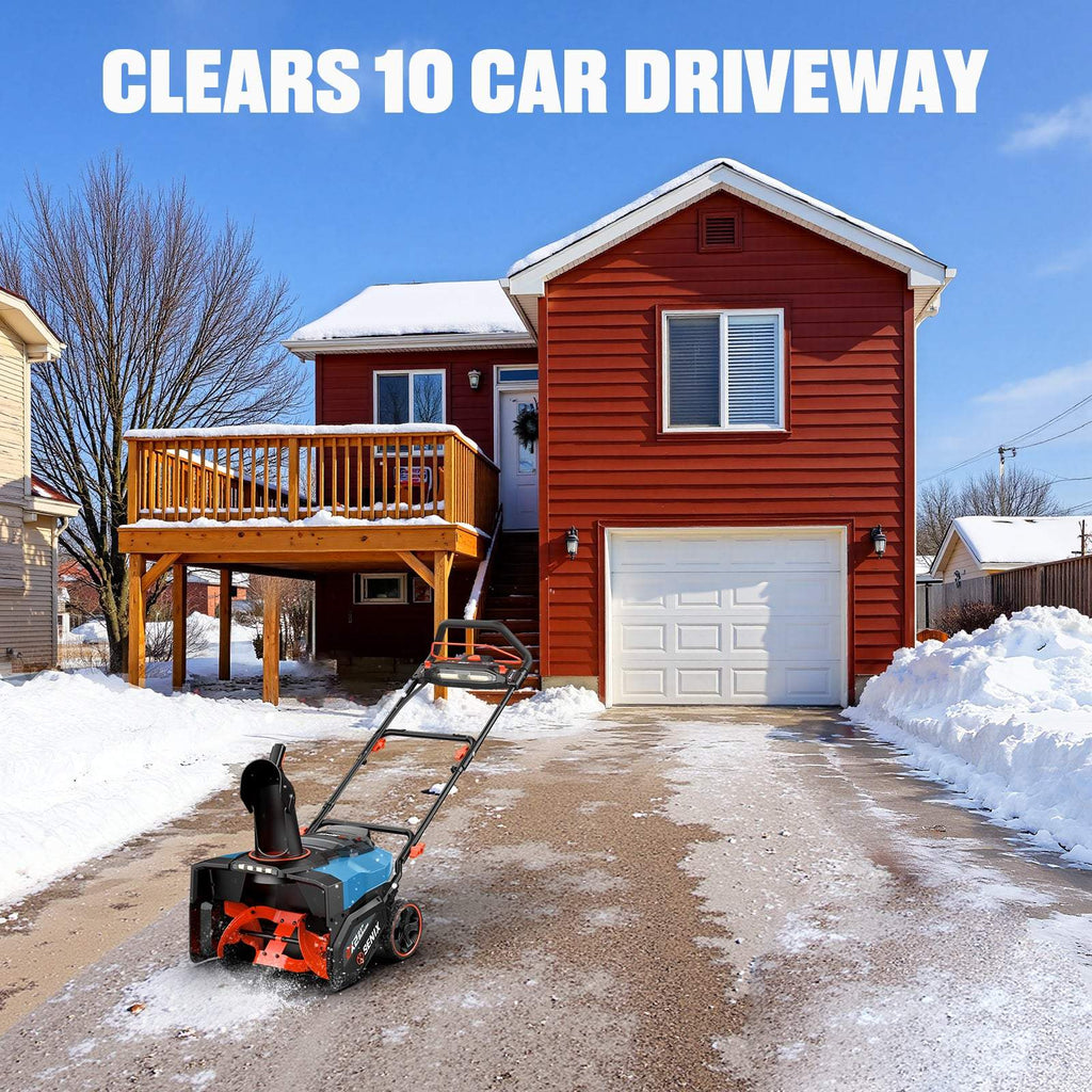 40V Max* 21 Cordless Snow Thrower, Brushless (2 5.0 Ah Batteries & Charger Included)