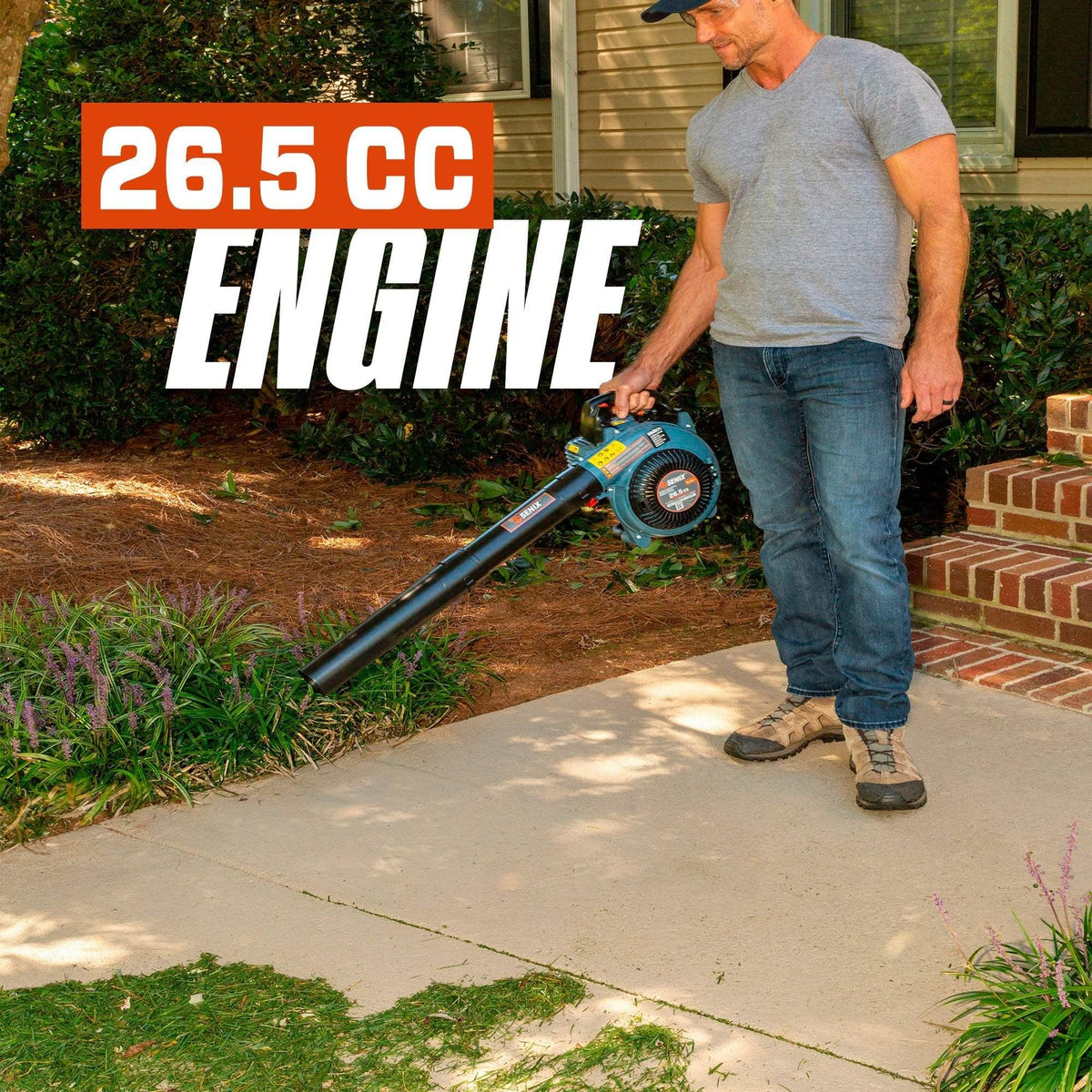 26.5cc 4-Cycle Gas Powered Handheld Leaf Blower