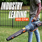 60V Max Cordless Lawn Care Combo Kit: 21-Inch Brushless Push Mower (LPPX6-H) & 810 CFM Leaf Blower (BLAX6-M1), Battery and Charger Included