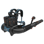 60V Cordless Backpack Blower, Brushless (Two 6.0 Ah Batteries & Charger Included)