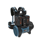 60V Cordless Backpack Blower, Brushless (Two 6.0 Ah Batteries & Charger Included)