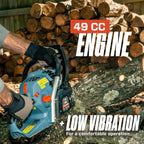 49cc 4-Cycle 18 Gas Chainsaw
