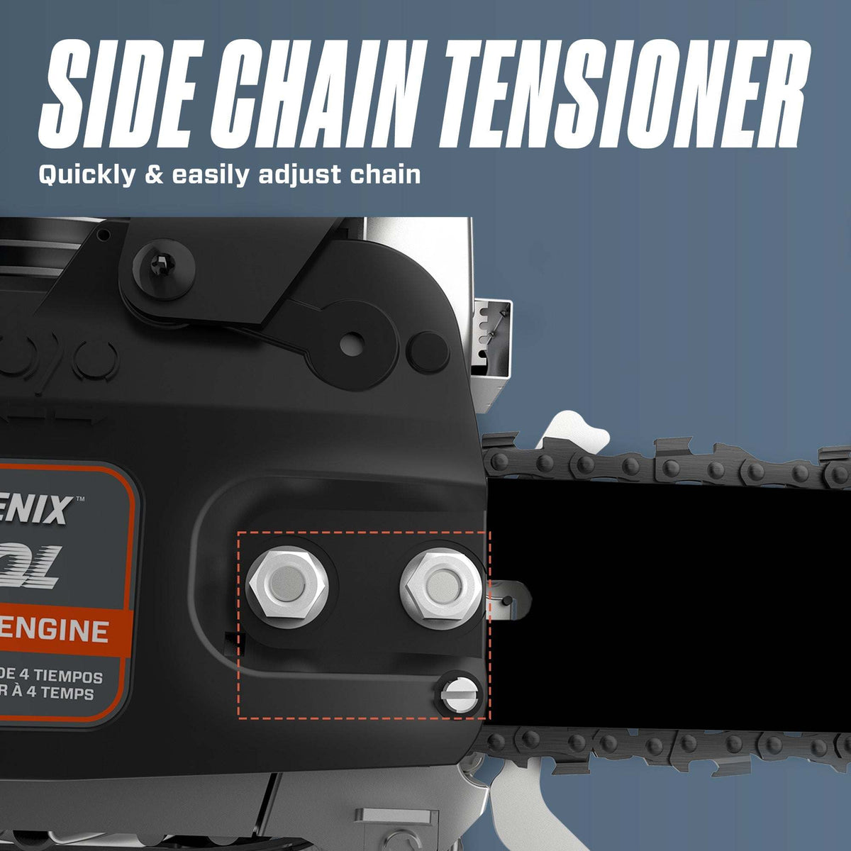 49cc 4-Cycle 18 Gas Chainsaw