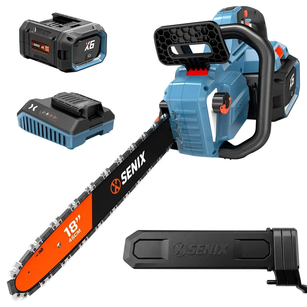 60V Max* 18 Cordless Chainsaw, Brushless (4.0 Ah Battery & Charger Included)