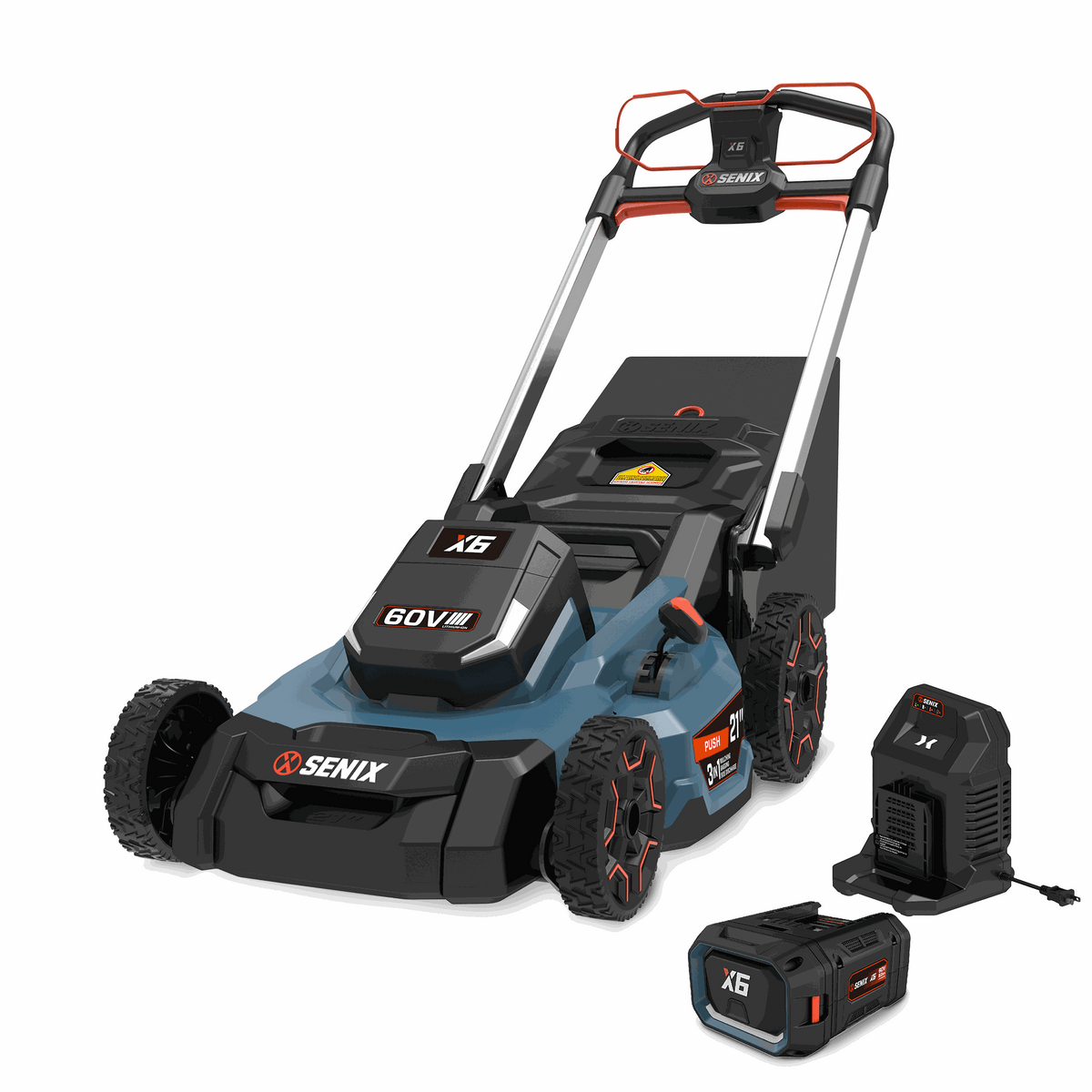 60V Max* 21 Cordless Lawn Mower, Brushless (6.0 Ah Battery & Charger Included)