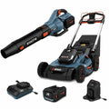 60V Max Cordless Lawn Care Combo Kit: 21-Inch Brushless Push Mower (LPPX6-H) & 810 CFM Leaf Blower (BLAX6-M1), Battery and Charger Included