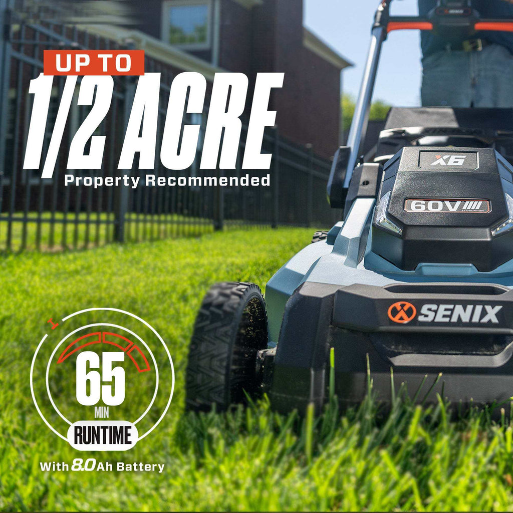 60V Max* 21 Self-Propelled Cordless Lawn Mower, Brushless (8.0 Ah Battery & Charger Included)