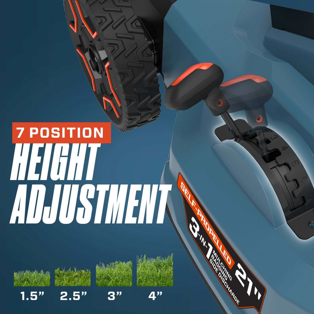 60V Max* 21 Self-Propelled Cordless Lawn Mower, Brushless (8.0 Ah Battery & Charger Included)