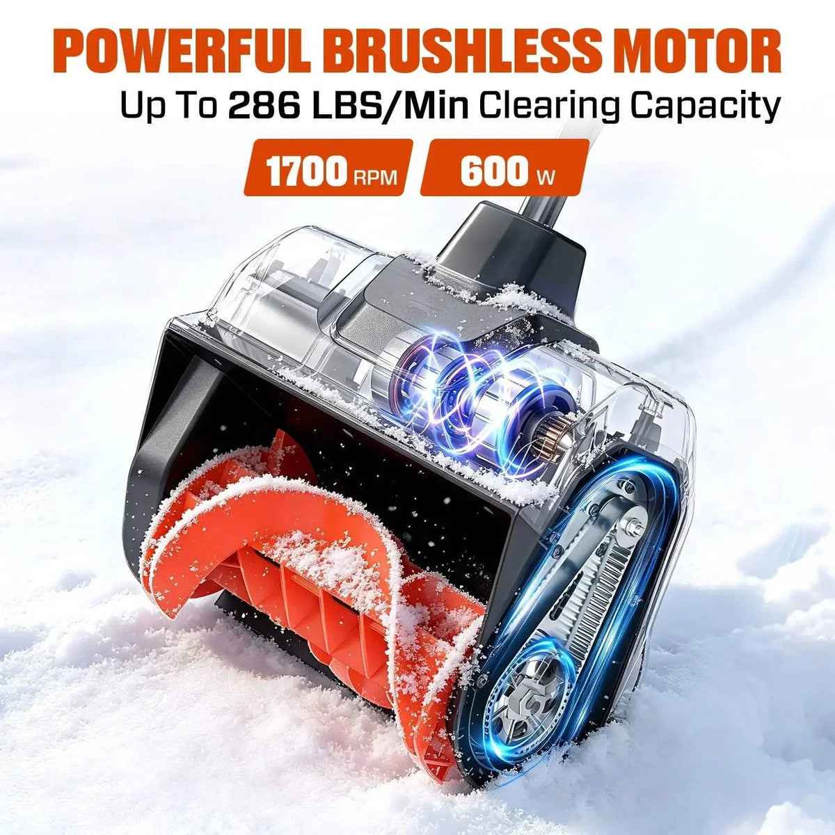 20V Max 13-Inch Cordless Snow Shovel Kit, 2 x 4.0Ah Batteries & Charger Included STX2-L2
