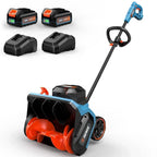40V Max 15-Inch Cordless Snow Shovel, Brushless, 2*5.0Ah Batteries & 2*Chargers Included STX2-M2