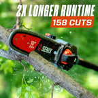 60V 10 Cordless Pole Saw, Brushless (3.0 Ah Battery & Charger Included)